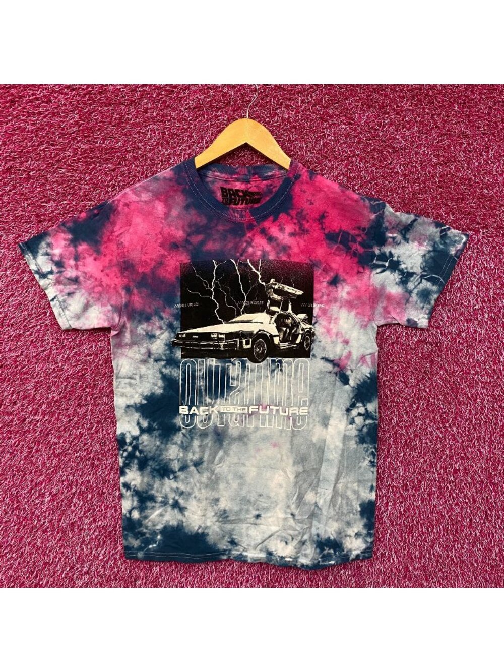 Back to the Future tiedye Movie Promo Tshirt size medium
